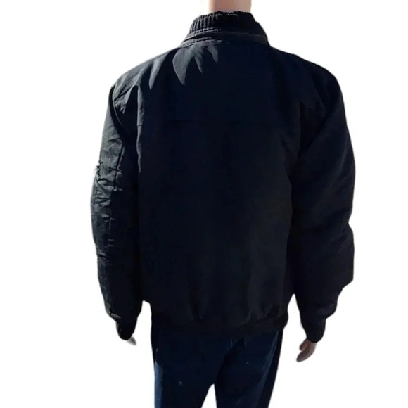 J. Whistler Waterproof Mens Bomber Jacket Size Large - Picture 2 of 10